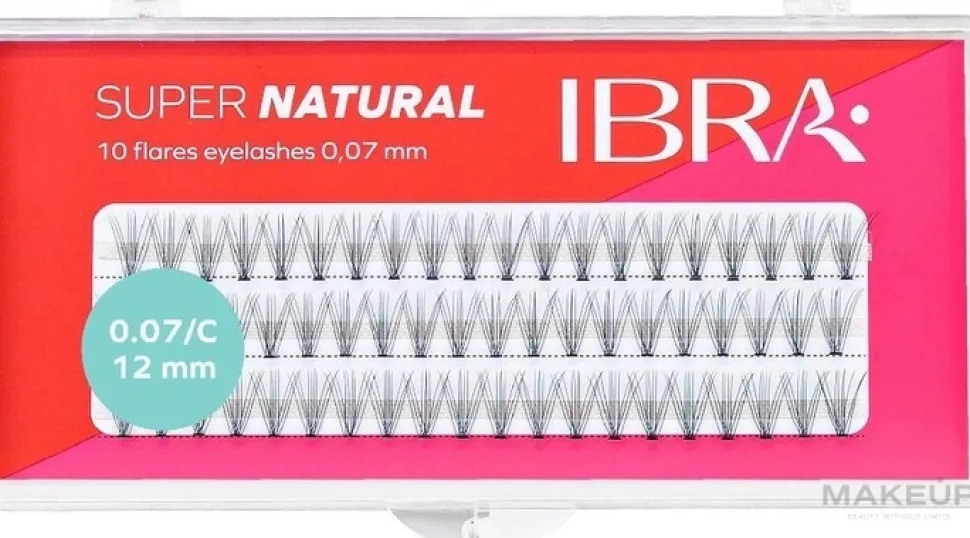 Ibra 20 Flares Eyelash Knot Free Naturals