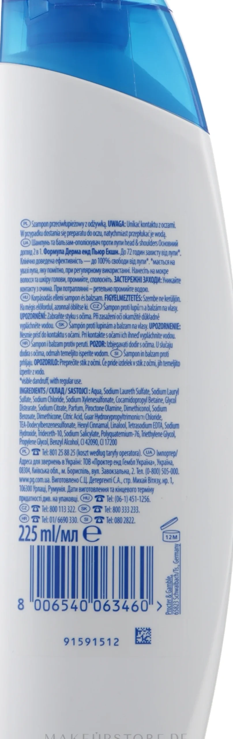 2in1 Anti-Schuppen Shampoo & Conditioner Classic Clean