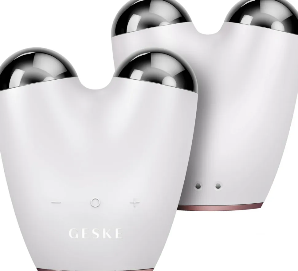 6-in-1 Mikrostrom-Gesichtslift-Gerät, weiß