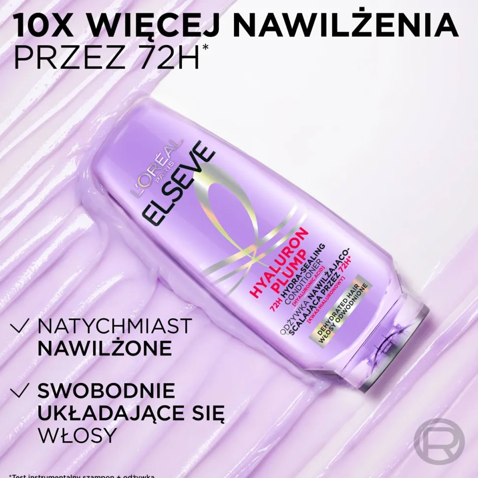 Intensiv feuchtigkeitsspendender Conditioner für trockenes und lebloses Haar mit Hyaluronsäure