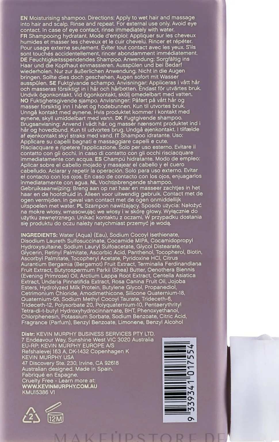 Intensiv feuchtigkeitsspendendes Shampoo
