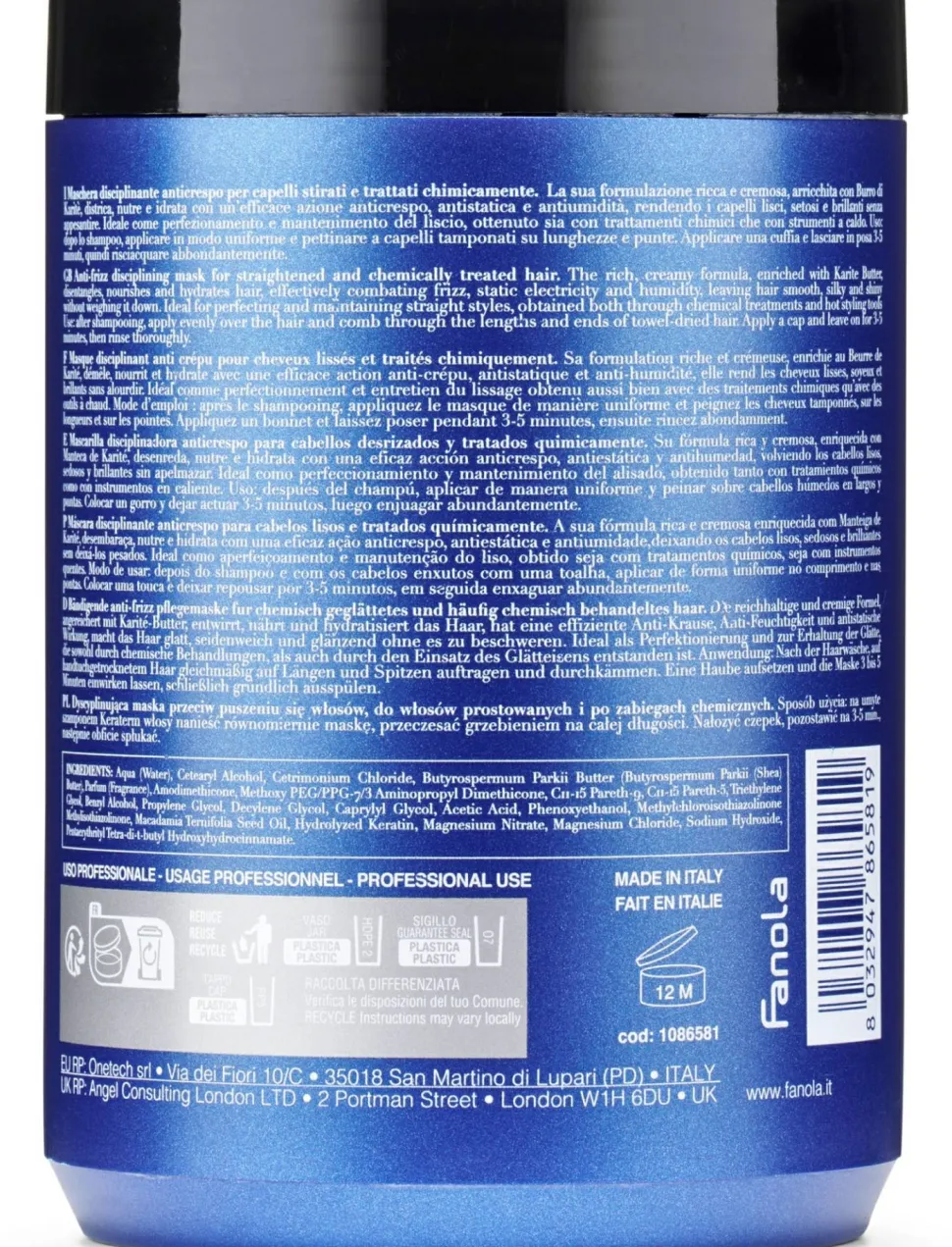 Keratin-Maske für chemisch behandeltes und kraftloses Haar