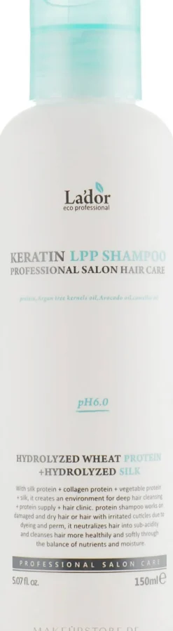 Keratinshampoo ohne Sulfat
