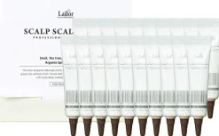 Kühlendes und beruhigendes Peeling-Serum für die Kopfhaut gegen Juckreiz mit Teebaum, Schneckenschleim und Grüntee