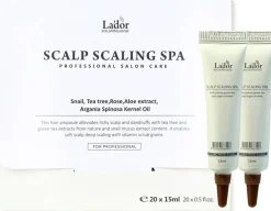Kühlendes und beruhigendes Peeling-Serum für die Kopfhaut gegen Juckreiz mit Teebaum, Schneckenschleim und Grüntee