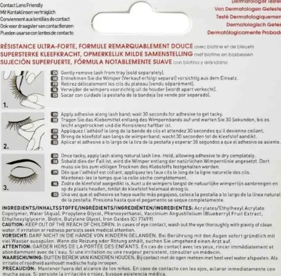 Kiss Lash Couture Strip Lash Adhesive Clear