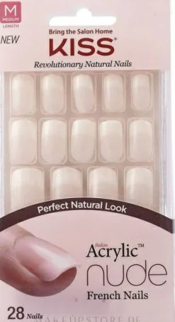 Künstliche Fingernägel inkl. Kleber French