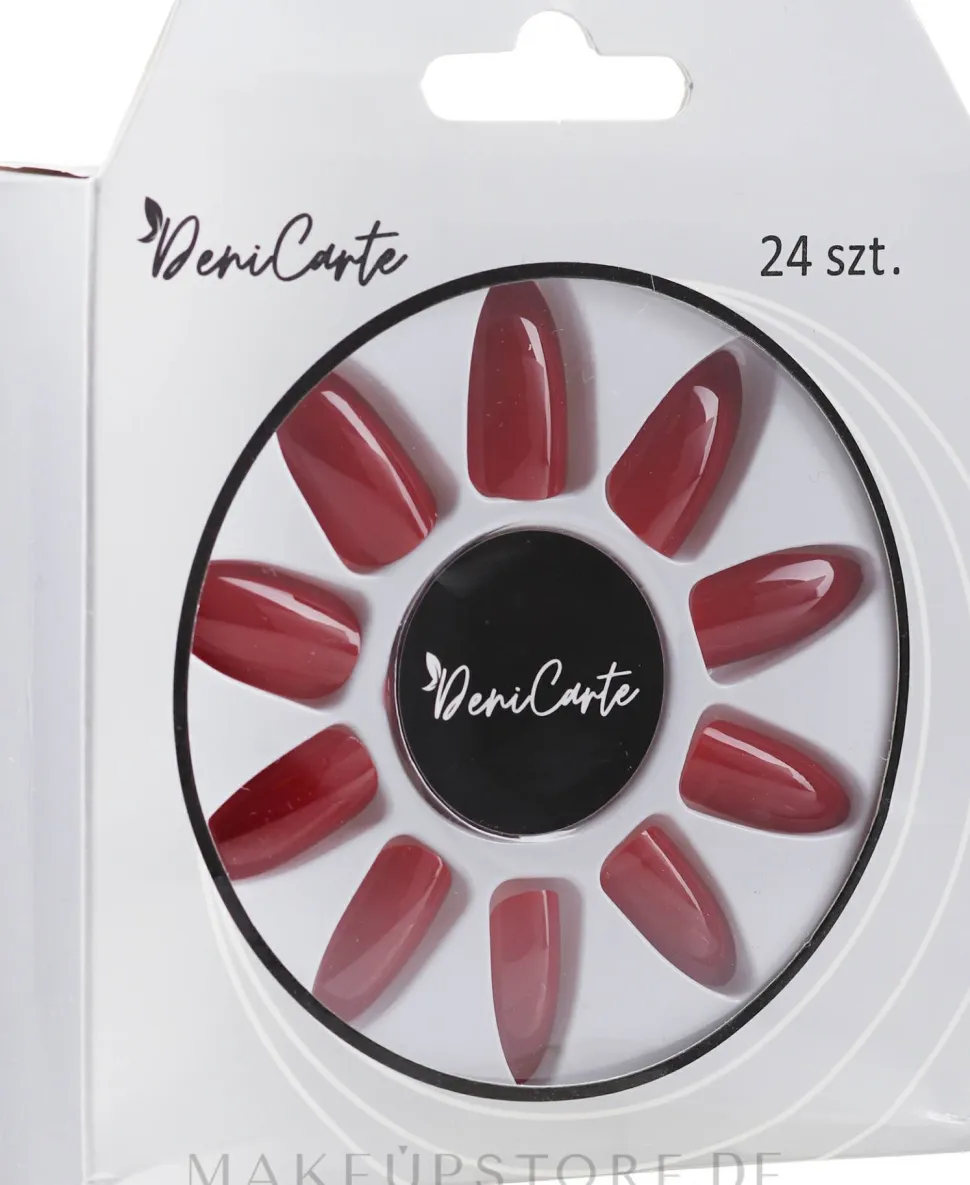 Künstliche Nägel rot 24 St.