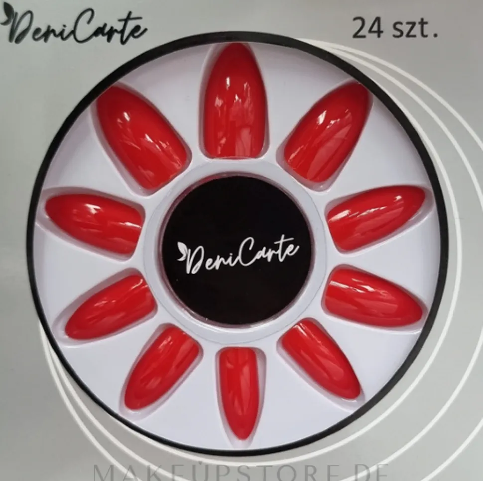 Künstliche Nägel scharlachrot 24 St.