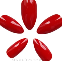 Künstliche Nägel scharlachrot 24 St.
