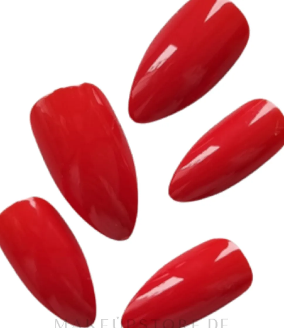 Künstliche Nägel scharlachrot 24 St.