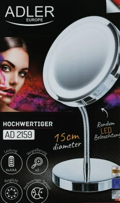 Kosmetikspiegel mit LED-Beleuchtung AD 2159