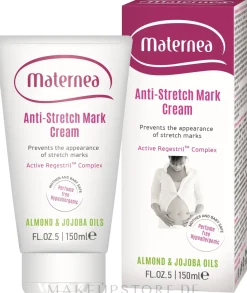 Körpercreme für Schwangere gegen Dehnungsstreifen mit Mandel- und Jojobaöl und Vitamin E, C