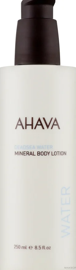 Körperlotion mit nährstoffreichem Wasser aus dem Toten Meer