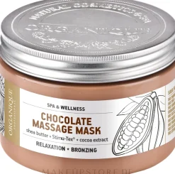 Körpermassage-Maske mit Schokolade