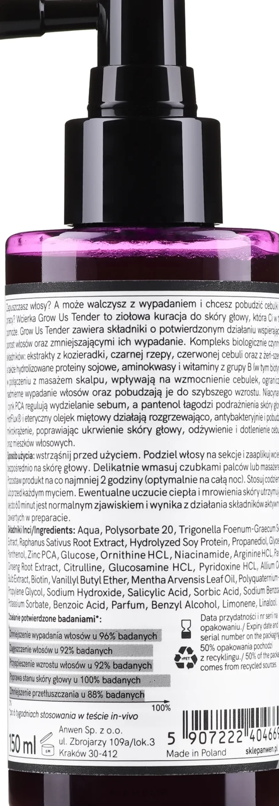 Kräuterlotion für das Haar