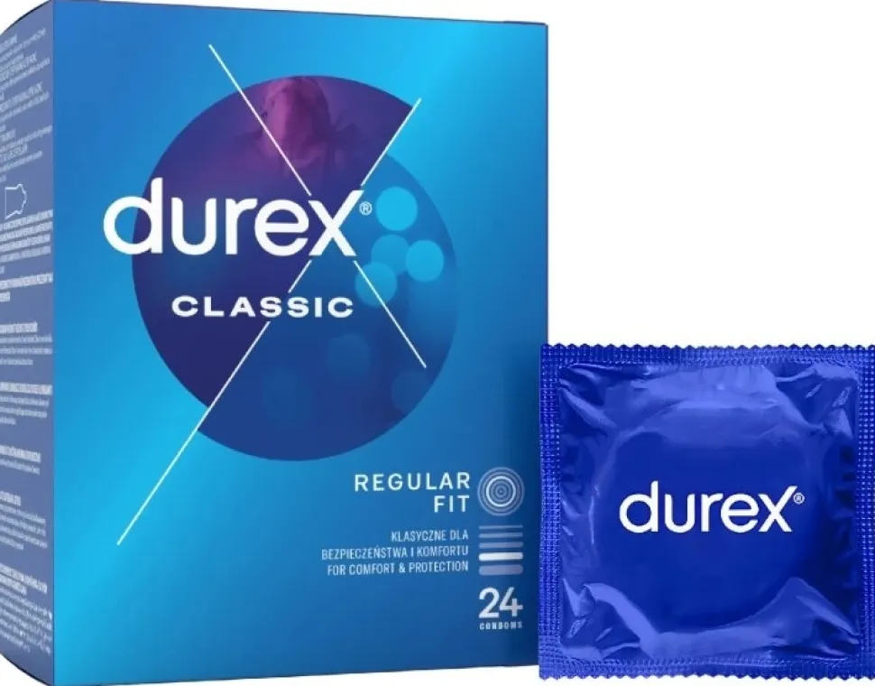 Latexkondome mit Silikongleitmittel, 24 Stück