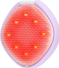 LED-Haarbürste, lila