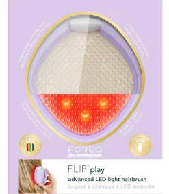 LED-Haarbürste, lila