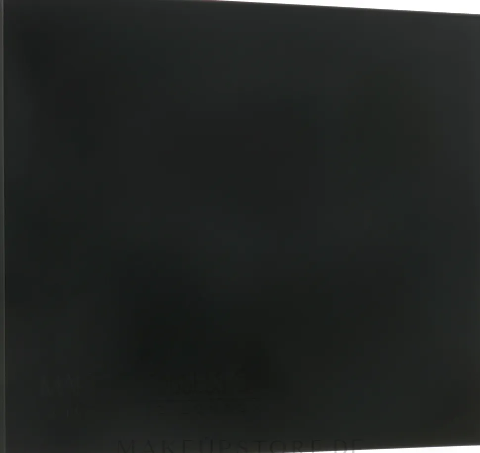 Leere Lidschattenpalette, mattschwarz