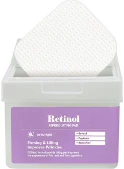 Lifting-Gesichtspads mit Retinol und Peptiden