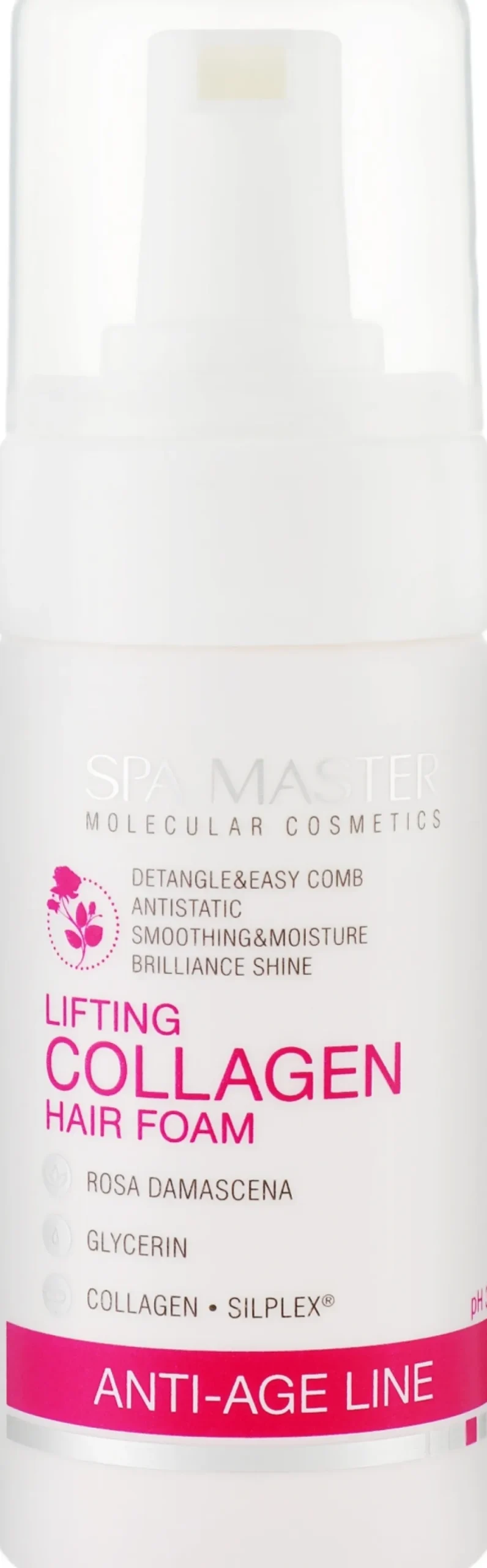 Lifting-Schaum zur Haarstyling mit Kollagen