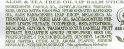 Lippenbalsam mit Aloe und Teebaum