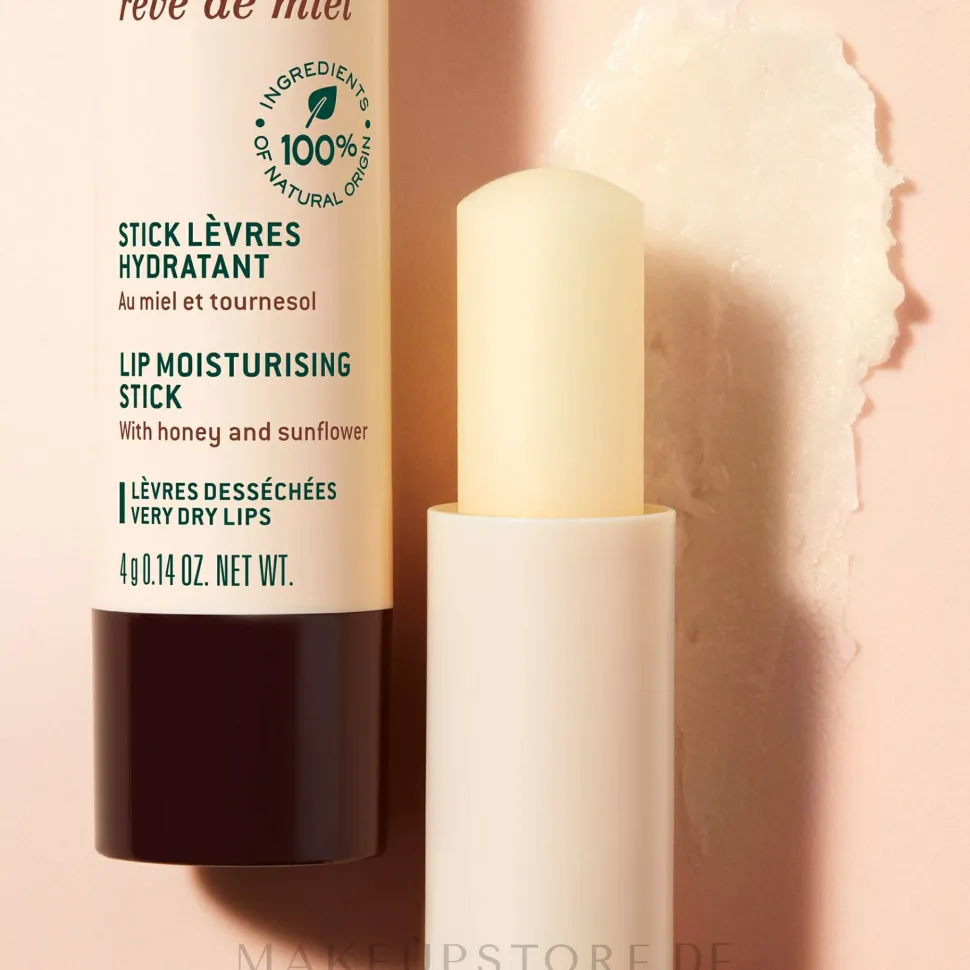 Lippenbalsam mit Honig und Sonnenblume