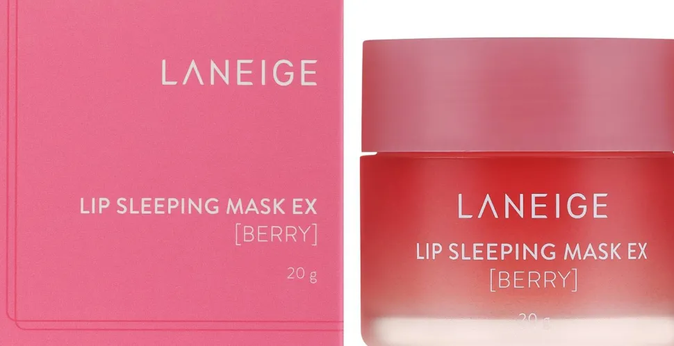 Lippenmaske für die Nacht mit Beerenduft