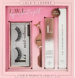 Lola's Lashes Goal Digger Hybrid Magnetic Eyelash Kit (eyeliner/3ml + remover/2.5ml + eyelashes/2pcs + applicator)