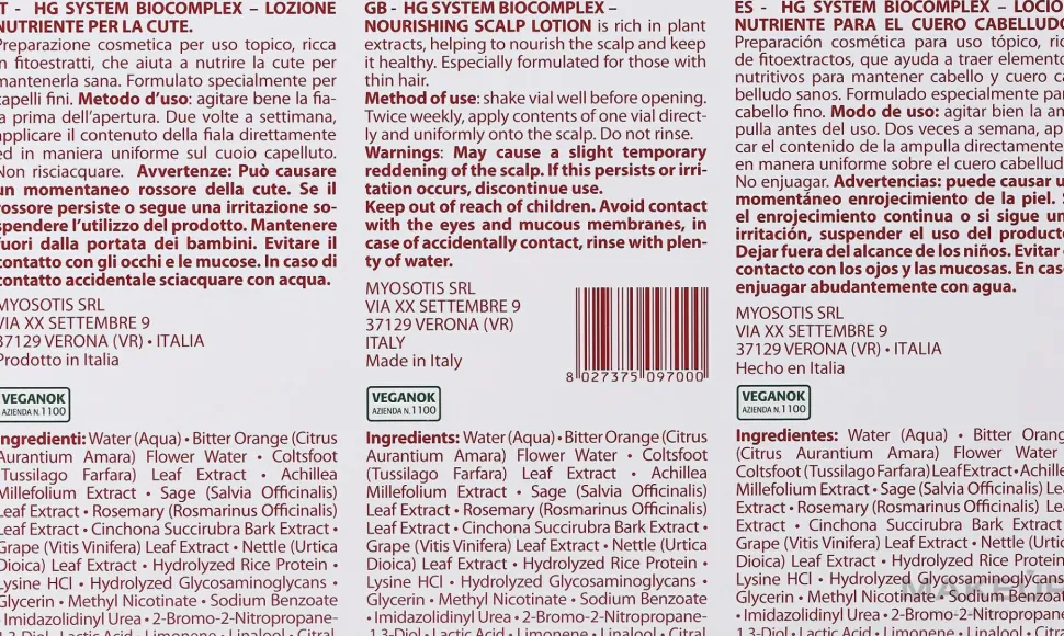 Lotion gegen Haarausfall in Ampullen