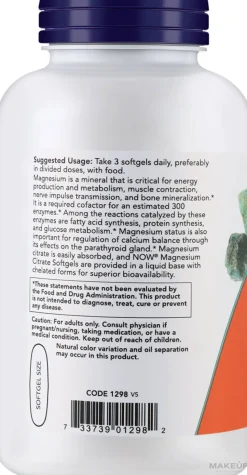 Magnesiumcitrat-Mineralien, weiche Tabletten