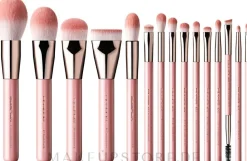 Make-up Pinselset rosa 15 St.