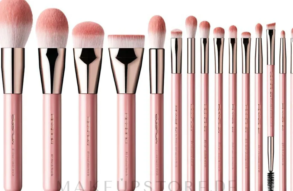 Make-up Pinselset rosa 15 St.