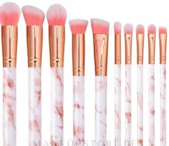 Make-up Pinselset 10-tlg. Marmor