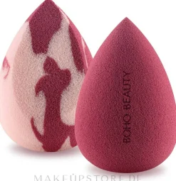 Make-up Schwamm Beere und mittlere rosa Beere schräg 2 St.