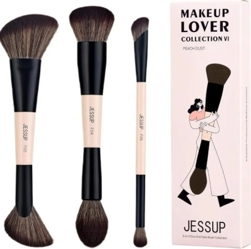 Make-up-Pinselset, T508, 3 Stück