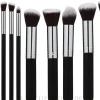 Make-up-Pinsel-Set 10-tlg. silber