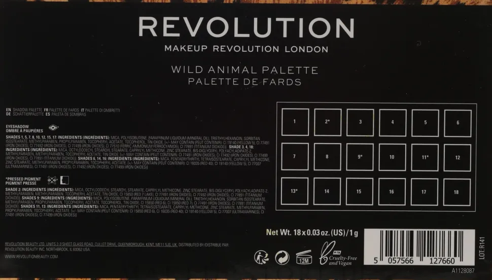 Makeup Revolution Wild Animal