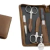 Maniküre-Set, 7 Teile, 6826, braun