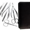 Maniküre-Set, 7 Teile, 6825R, schwarz