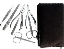 Maniküre-Set, 7 Teile, 6825R, schwarz