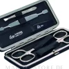 Maniküre-Set, 5-teilig Siena, Clipverschluss, schwarz