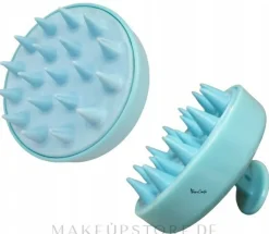 Massagebürste für die Kopfhaut blau