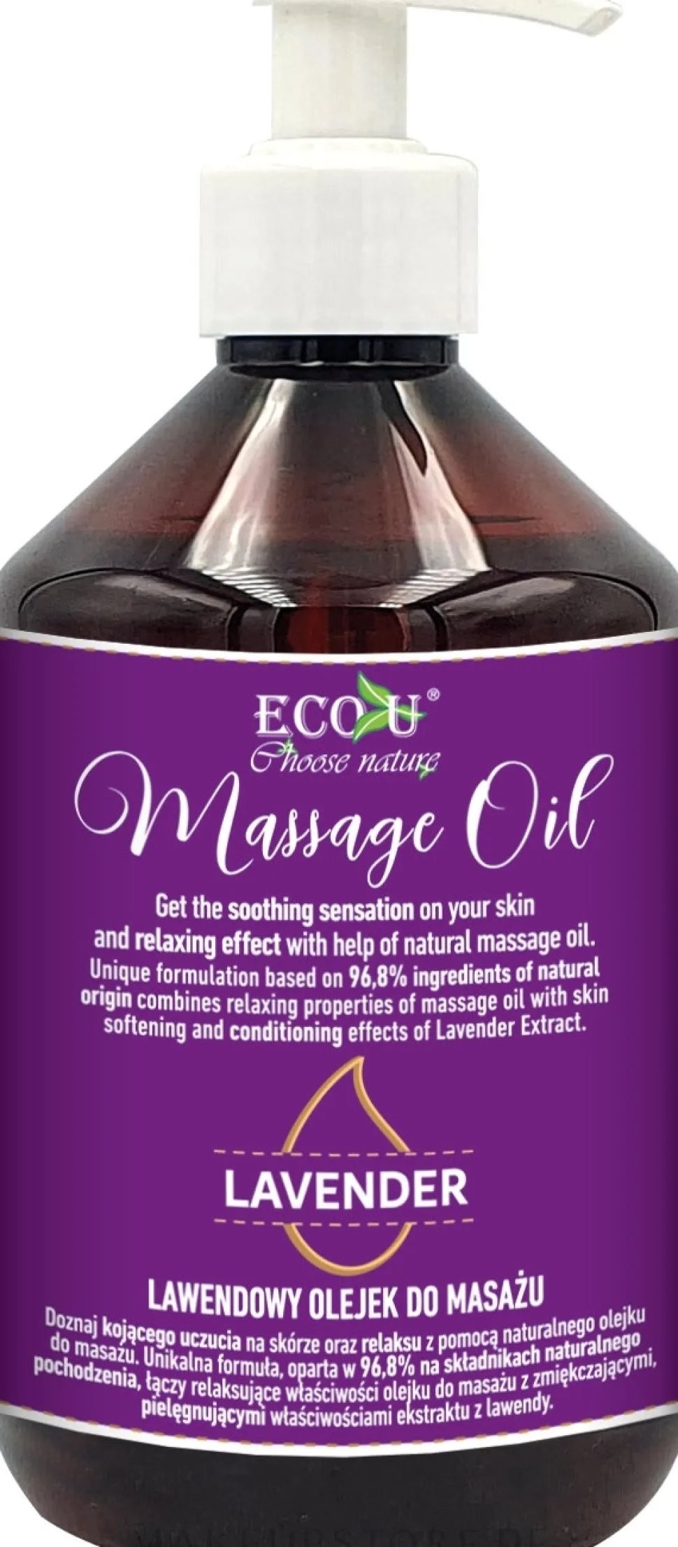 Massageöl mit Lavendelextrakt