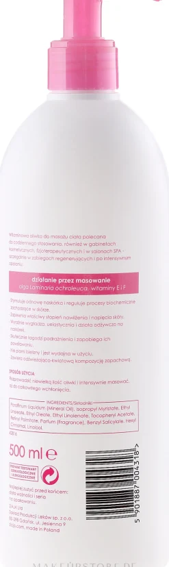 Massageöl mit Vitaminen