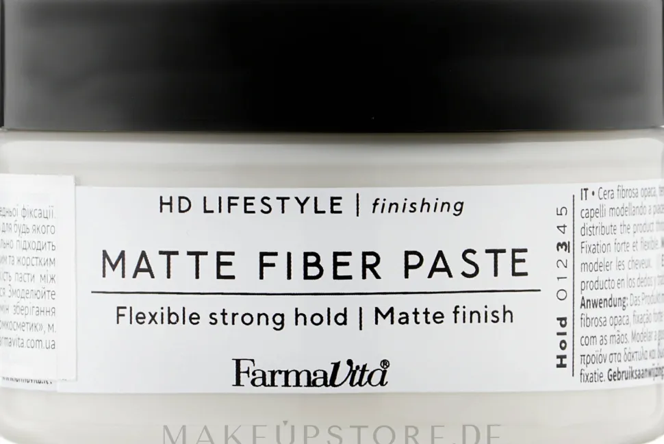 Matte Paste mit weißem Ton mittlerer Halt