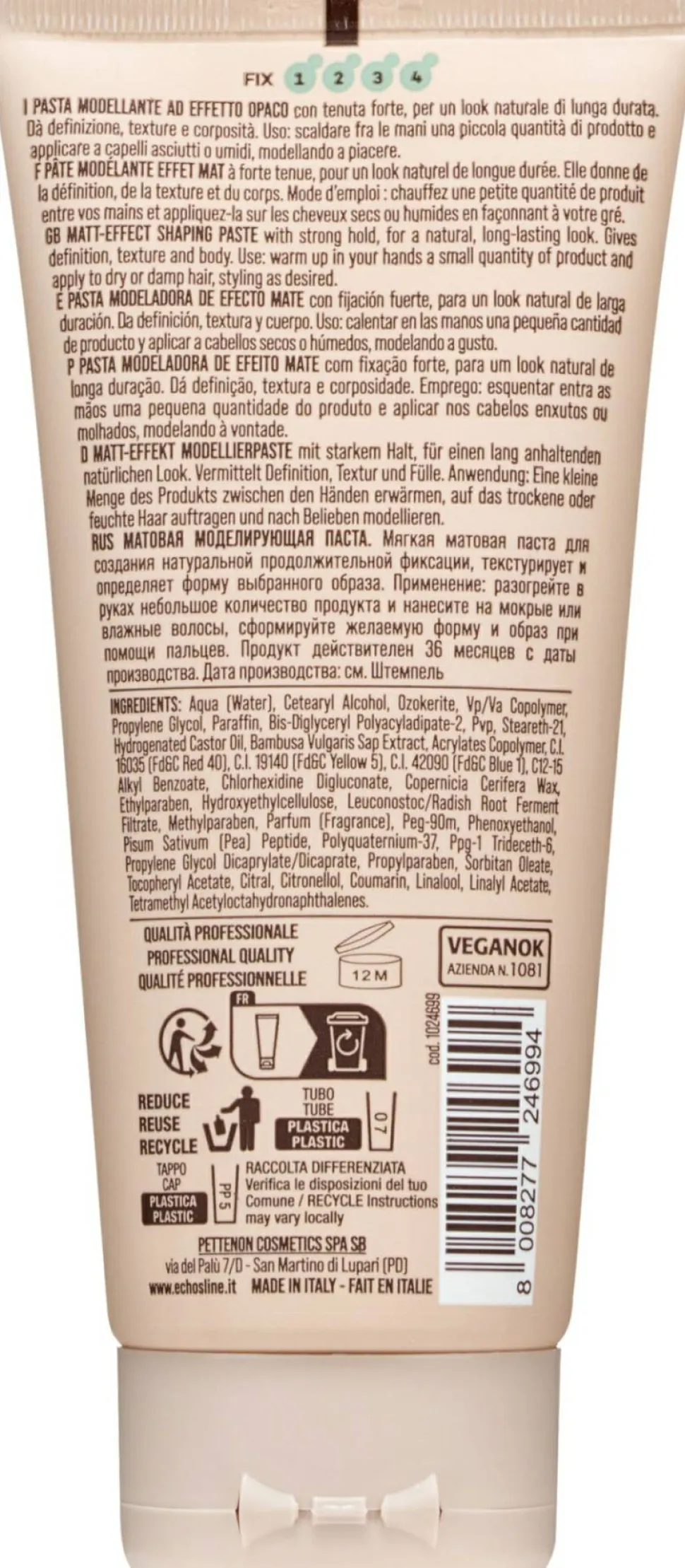 Mattierende Haarstyling-Paste
