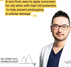 Mattierendes und feuchtigkeitsspendendes Sonnenchutzfluid für das Gesicht SPF 50+