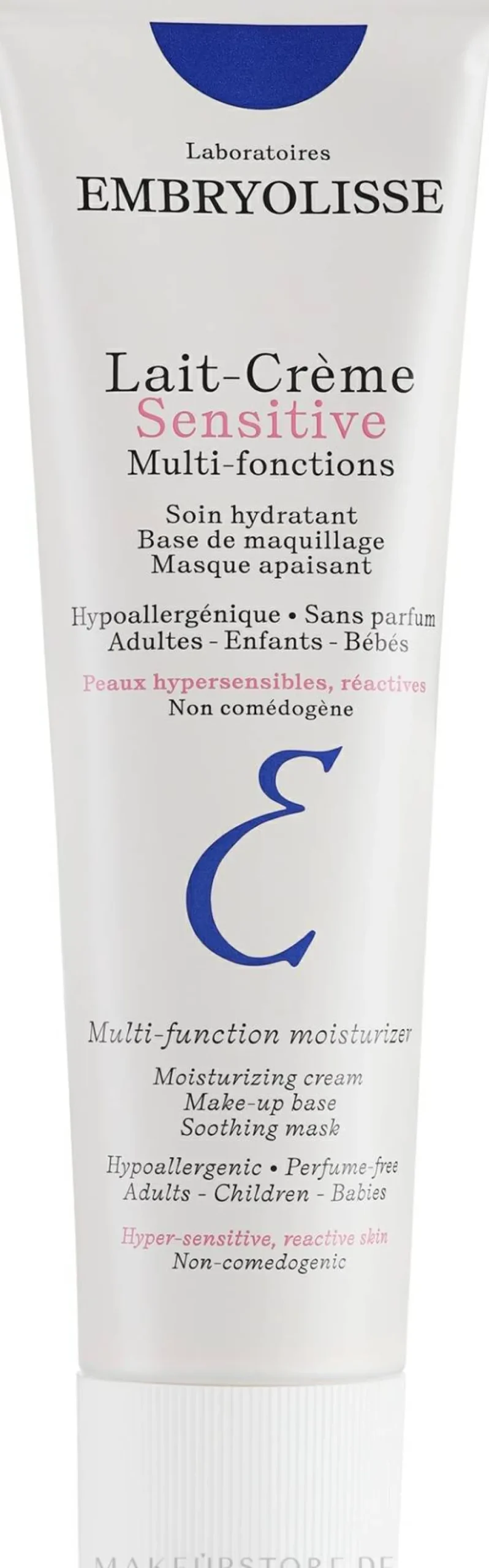 Milchcreme für empfindliche Haut